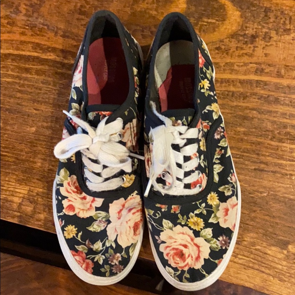 Mossimo floral sneakers